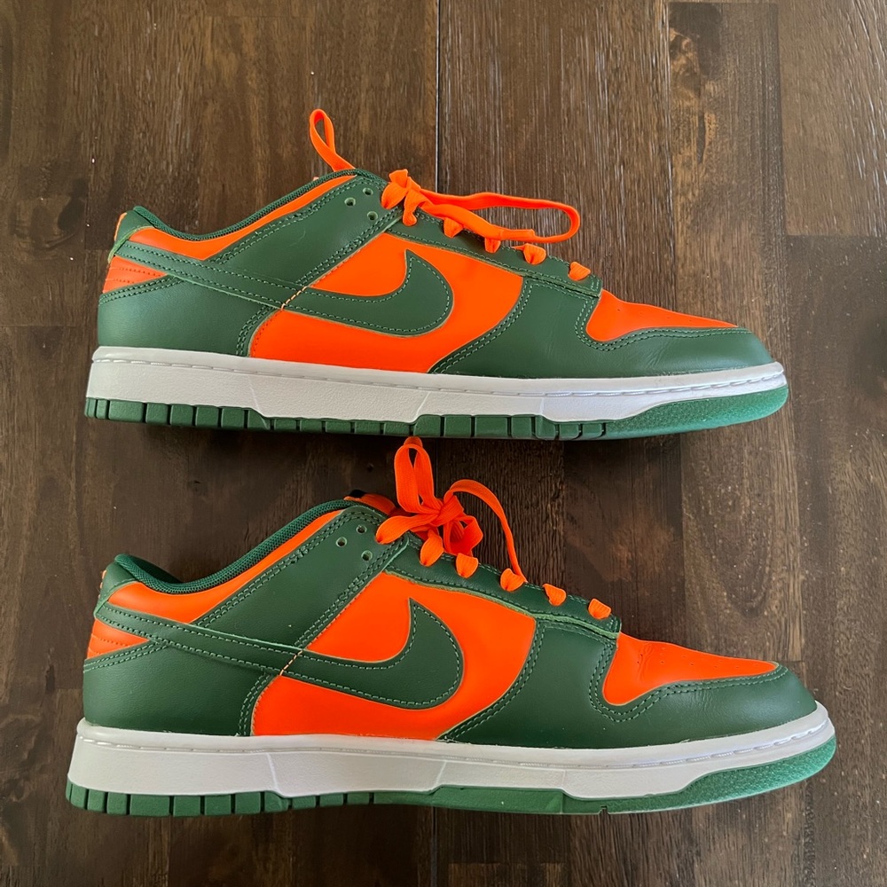 Nike Dunk Low Miami Hurricanes - Picture 3 of 5